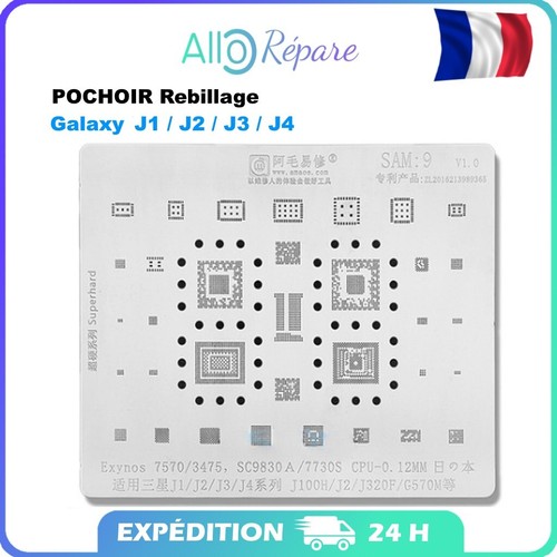 Pochoir rebillage bga reball - rebillage,