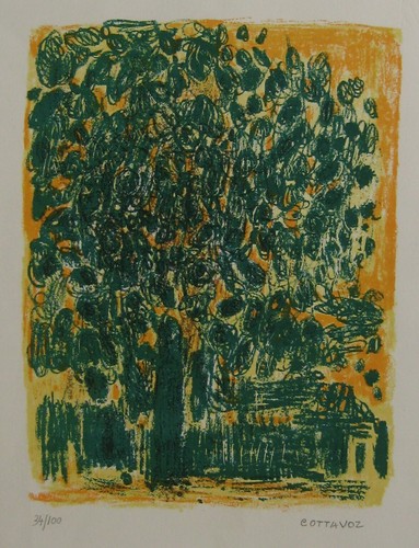 Cottavoz andré lithographie - cottavoz,