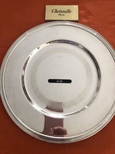 Christofle 1 sous assiette  De Présentation Modèle ALBI -Métal argenté -TBE-( 2)