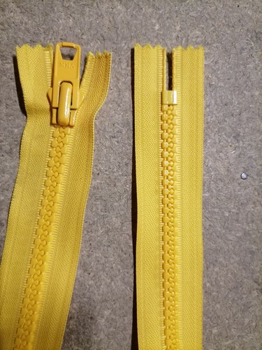 Fermeture éclair ykk jaune - fermeture,