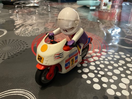Playmobil moto course - playmobil,