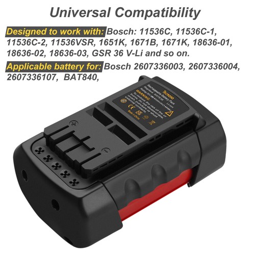 Pour bosch 36v bat810 bat836 - bosch,