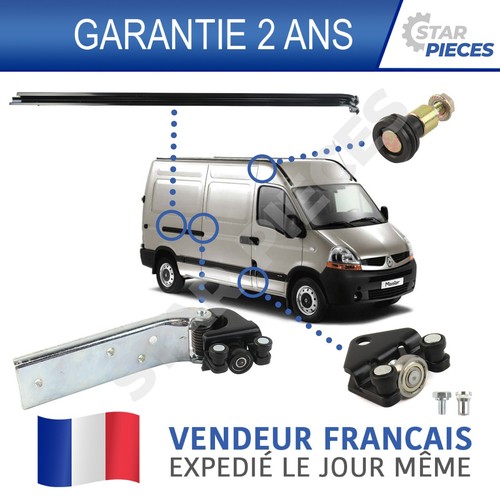Kit roulette rail porte - +,