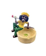 Rasta Jamaican Man Holding