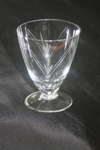 Verre table ancien en - de,