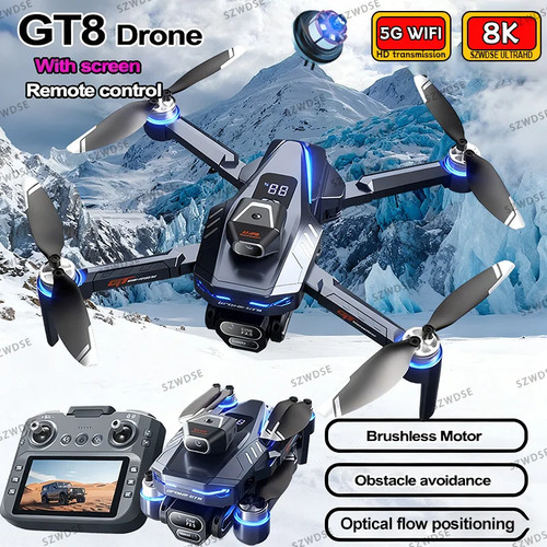 Gt8 drone gps - 8k, dual