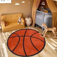 Tapis rond ballon basket-ball