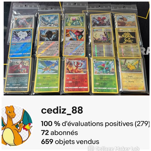 Lot cartes pokemon - de,