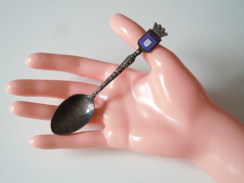 Cuillère souvenir noircie - cuillère,