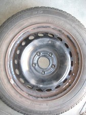 Quatre jantes tôle, 5 trous