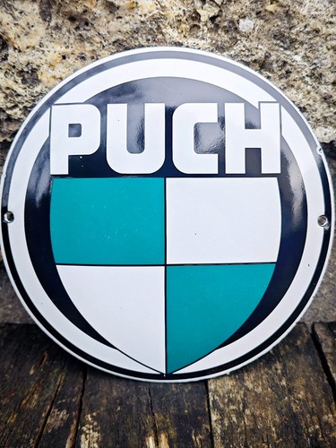 Plaque émaillée puch enamel - émaillée,
