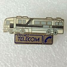 Pin's pin lapel pin FRANCE TELECOM CAMION CAMPING-CAR HOME TRUCK MOTORHOME EGF