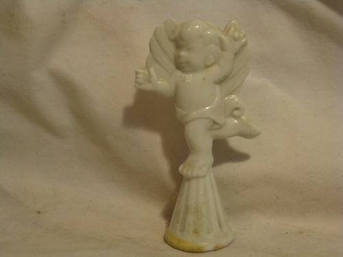 Vintage candle snuffer ceramic - vintage,