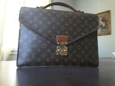 CARTABLE LOUIS VUITTON ROBUSTO TOILE MONOGRAM SACOCHE BRIEFCASE DE 1990