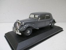 CITROEN TRACTION AVANT 15 SIX Gris Foncé Dark Grey de 1953 par ATLAS au 1/43