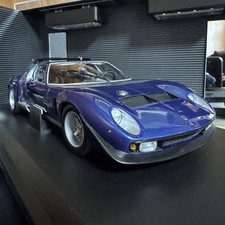 Voiture miniature de collection Kyosho 1/18 Lamborghini Iota SVR Blue Diecast