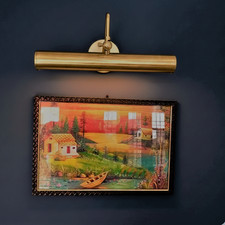 Tableau moderne lampe laiton