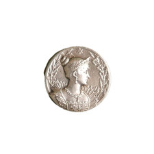 Bouton ancien - Marie-Louise - Armand Bargas - 22 mm - Picture button