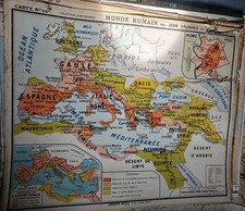 Carte scolaire monde romain et