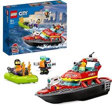 LEGO City 60373 Le Bateau de Sauvetage des Pompiers