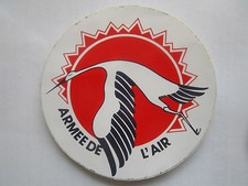 AUTOCOLLANT STICKER AUFKLEBER ARMEE DE L'AIR CIGOGNE STORCH FRENCH AIR FORCE 