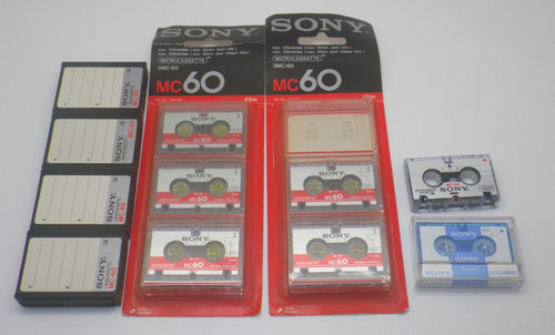 Lot sony microcassette 60 - sony, mc-60