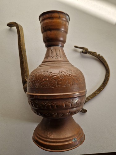 Ancien pichet cuivre et - pichet,