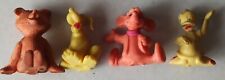 4 anciennes figurines Glups, GLUP'S ESSO