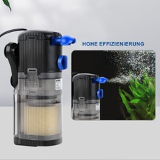 Aquarium Filtre Intérieur 500 L/H Système de Filtration Pompe à Eau DHL