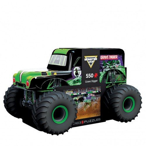 Puzzle monster jam grave - monster,