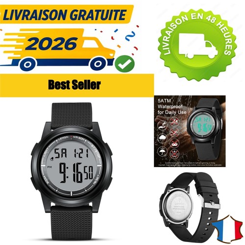 Montre homme hanposh sport - montre,