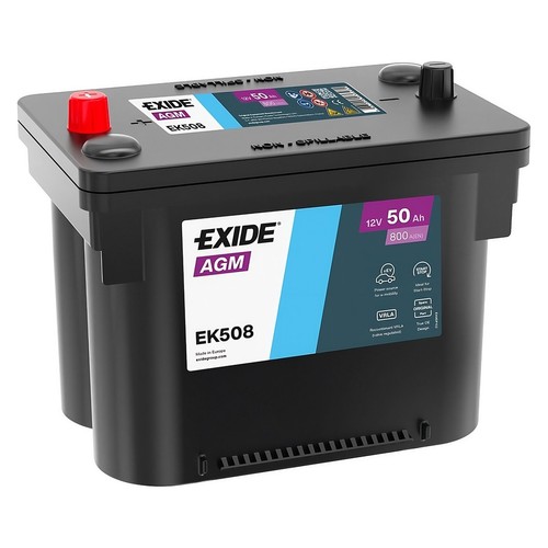 Batterie exide ek508 agm 12v - batterie,