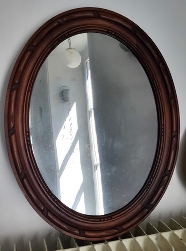 Miroir ovale fin xixème - ovale,
