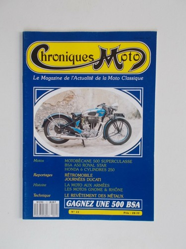 Chroniques moto 11 - chroniques, n°11