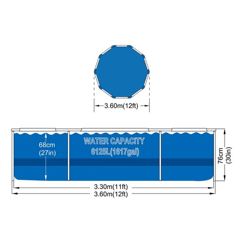 Ensemble piscine ronde - ensemble,
