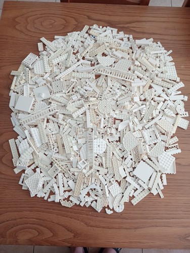 Lego lot brique blanc - blanc, kg