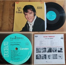DISQUE VINYLE LP 33t RPM (12" ELVIS PRESLEY « Let's be friends »ROCK France 1971