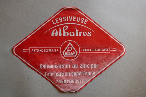 étiquette affiche ancienne