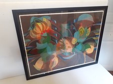 A identifier- lithographie signée dans la planche et à la main - dédicace - 1974