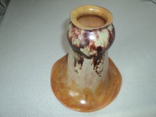  TULIPE  PATE DE VERRE   DAUM ART DECO/NOUVEAU MULLER LAMPE LUSTRE