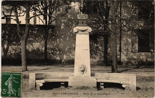 Cpa saint cyr - buste, de