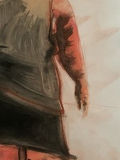 Tableau ancien aquarelle