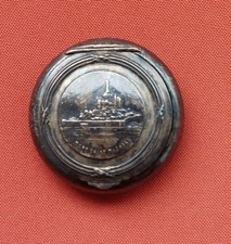 Poudrier Miroir Vermeil