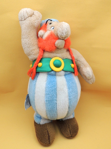 Obélix peluche ancienne - obÉlix,