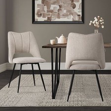 2x Chaise de cuisine pieds en