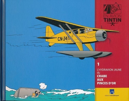 Tintin hydravion jaune du - l'hydravion,