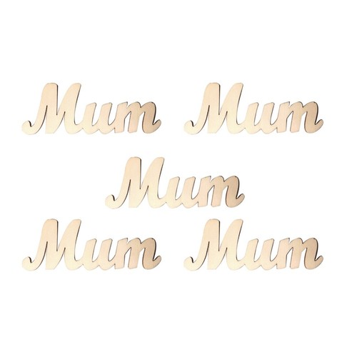 5pcs maman morceau - de, bois
