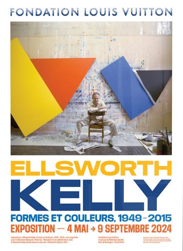 Ellsworth kelly affiche expo - kelly,