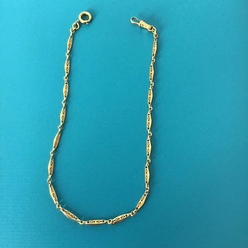 Chaine montre collier or - de,