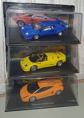 Lot lamborghini 43 - 1/43, (pas